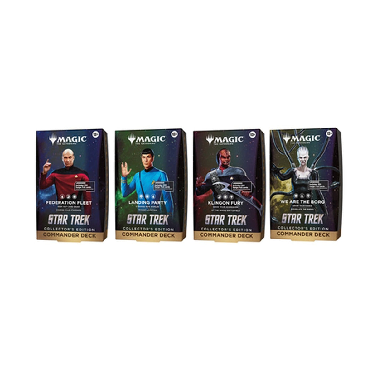 Magic: The Gathering: Star Trek Collector Commander Deck Display (4 Decks) - Englisch - ab 13.11.2026