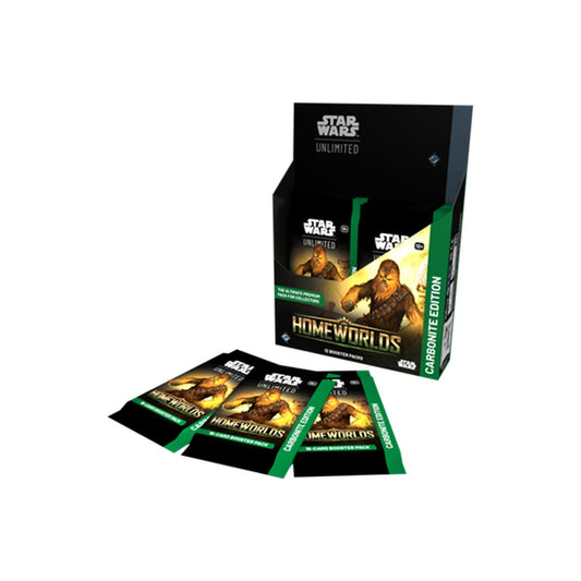 Star Wars: Unlimited - Homeworlds Carbonite Booster Display (12 Booster) Englisch - ab 09.10.2026