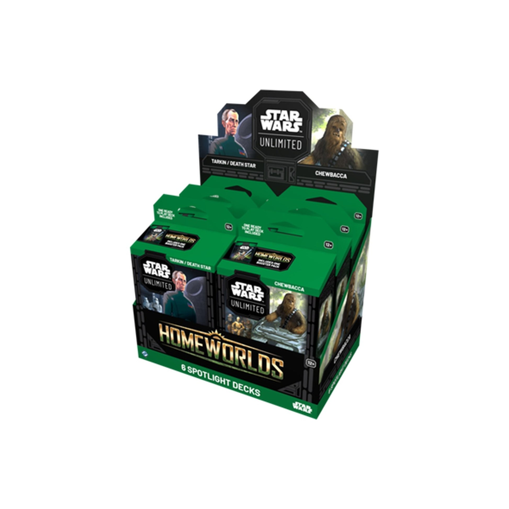 Star Wars: Unlimited - Homeworlds Spotlight Deck Display (6 Decks) Englisch - ab 09.10.2026