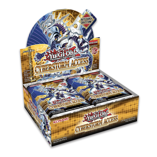 Yu-Gi-Oh! Cyberstorm Access Booster Display 1. Auflage Deutsch