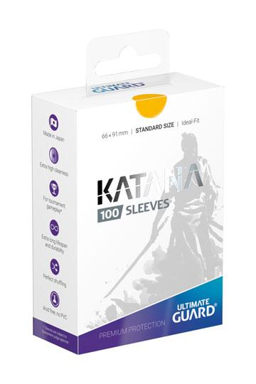 Ultimate Guard Katana Sleeves Standard Size (100 Sleeves) -  Yellow