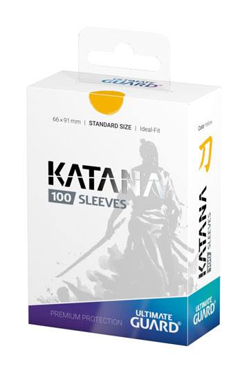 Ultimate Guard Katana Sleeves Standard Size (100 Sleeves) -  Yellow