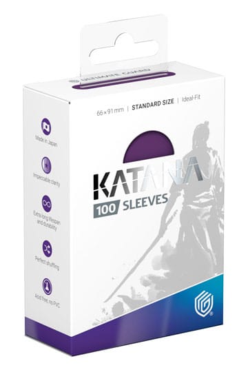 Ultimate Guard Katana Sleeves Standard Size (100 Sleeves) -  Iris Bloom