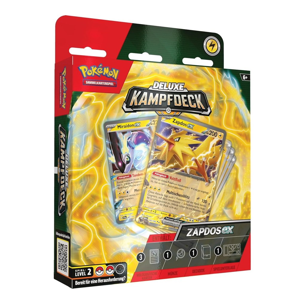 Pokemon Deluxe Kampfdeck / Battle Deck Zapdos ex Deutsch
