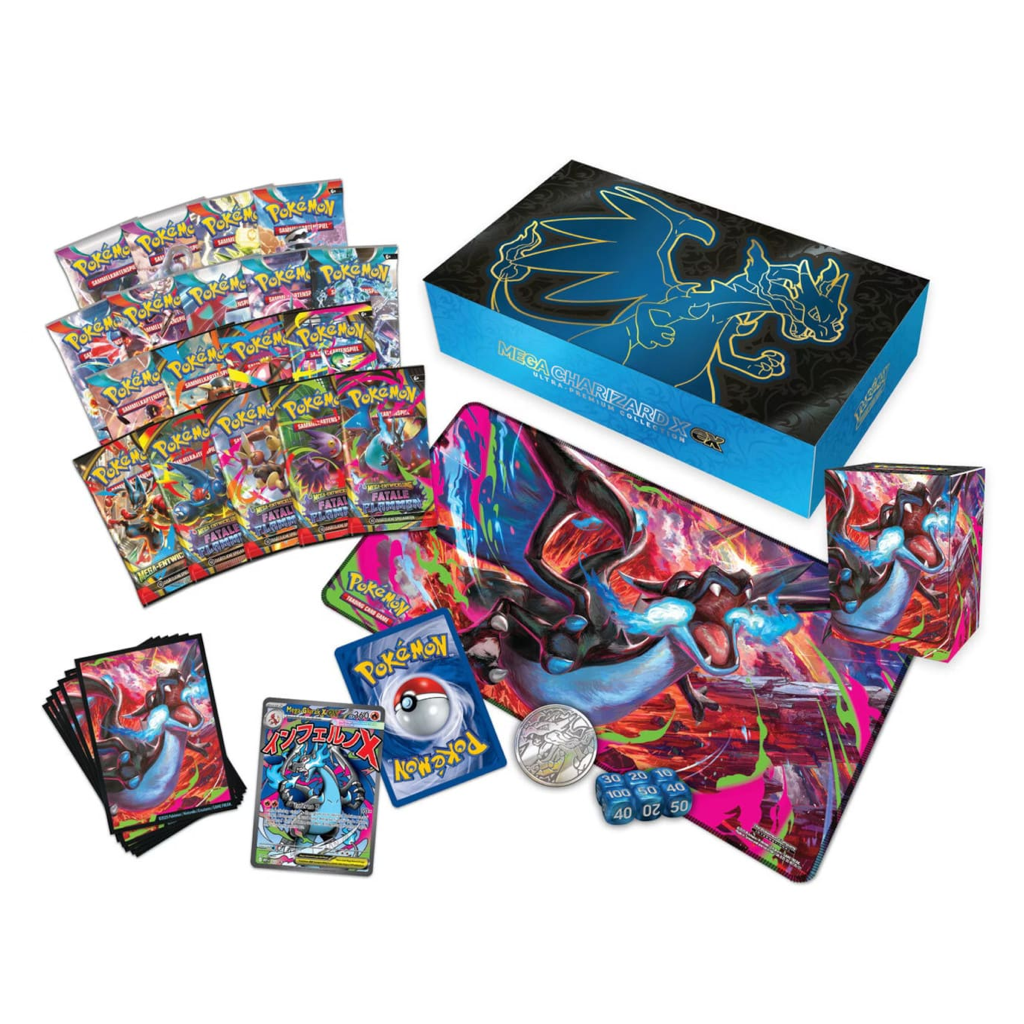 Pokemon Mega Entwicklung - Mega Glurak ex Ultra Premium Kollektion Deutsch