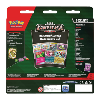Pokemon Katapuldra ex Liga-Kampfdeck Deutsch