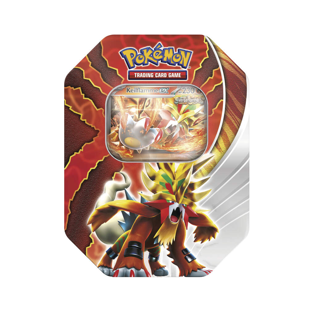 Pokemon Tin 114 Keilflamme ex Deutsch