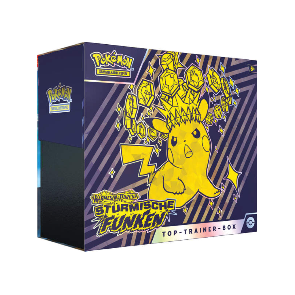 Pokemon Karmesin & Purpur - Stürmische Funken Top Trainer Box Deutsch ab 08.11.2024