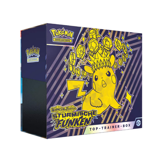 Pokemon Karmesin & Purpur - Stürmische Funken Top Trainer Box Deutsch ab 08.11.2024