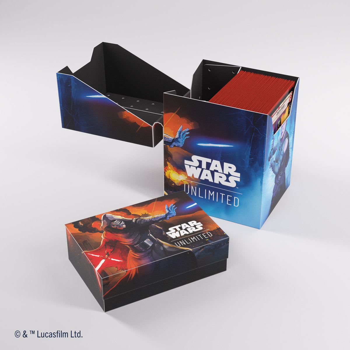 Gamegenic - Star Wars: Unlimited Soft Crate - Rey & Kylo Ren