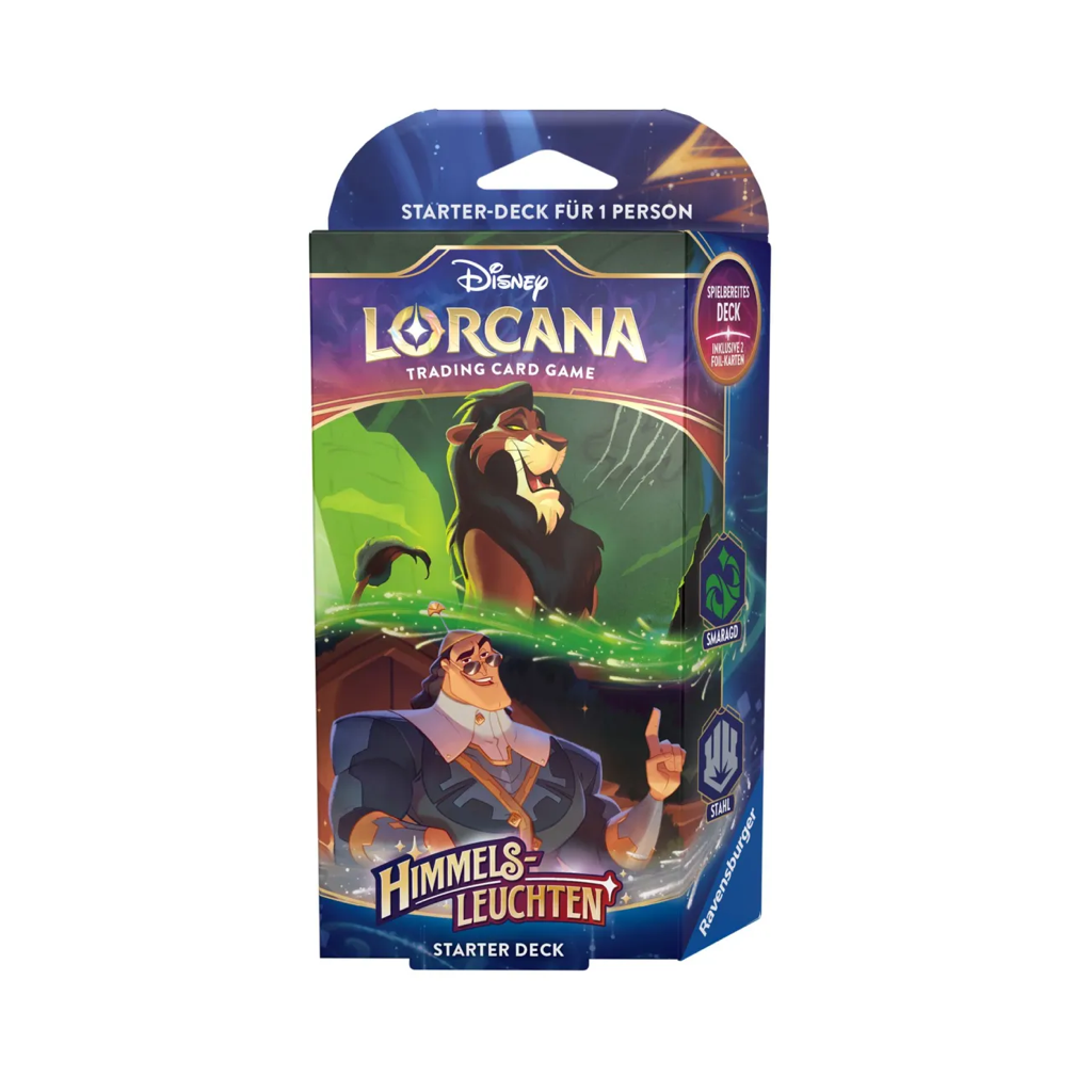 Disney Lorcana - Himmelsleuchten - 2 verschiedene Starter Decks Deutsch