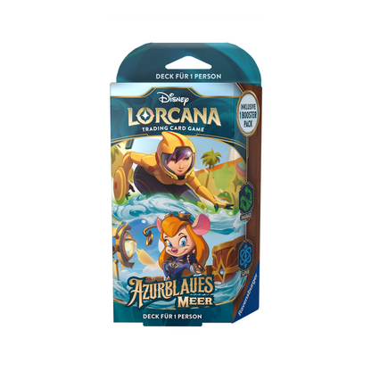 Disney Lorcana - Azurblaues Meer - 2 verschiedene Starter Decks Deutsch