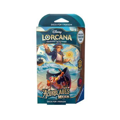 Disney Lorcana - Azurblaues Meer - 2 verschiedene Starter Decks Deutsch
