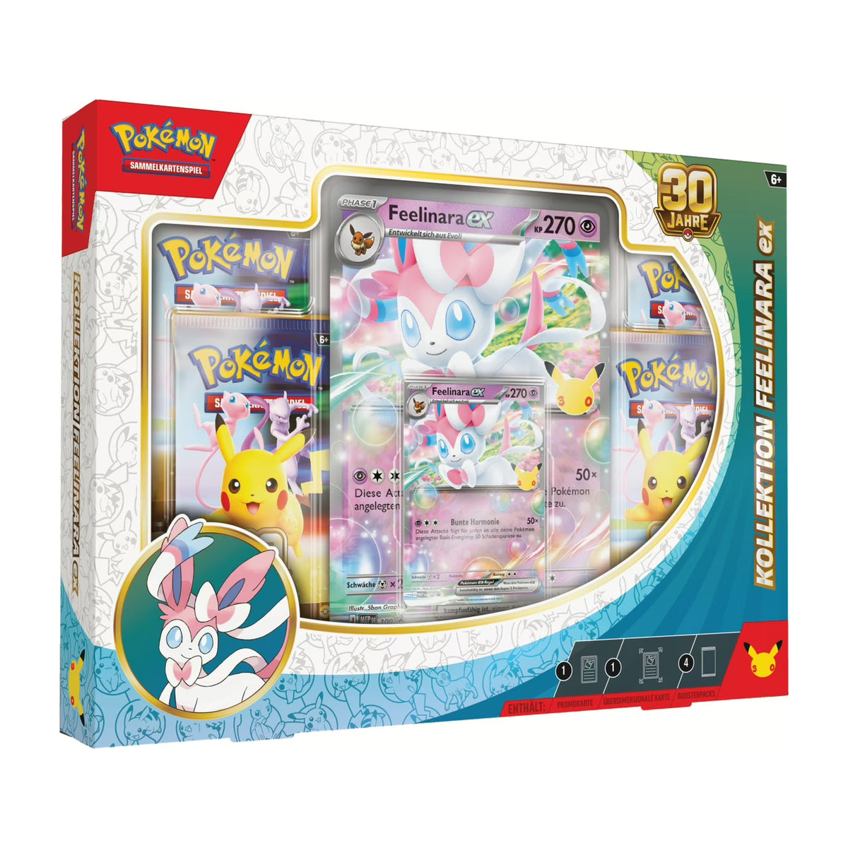 Pokémon TCG: 30 Jahre Feelinara-ex Kollekt. - DE - Hauptbild