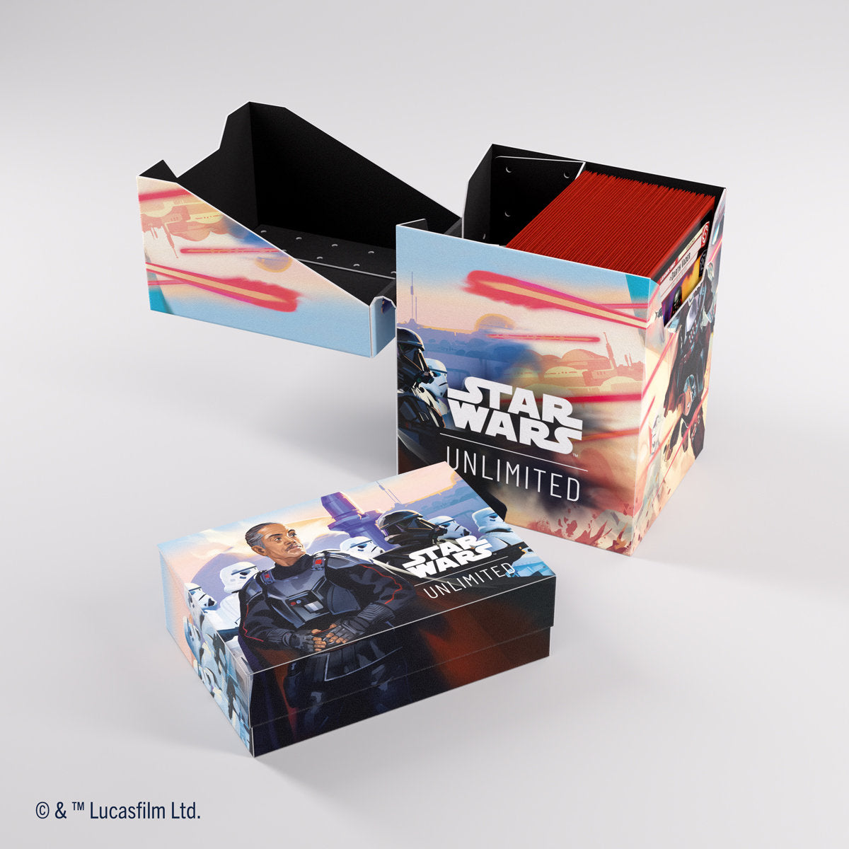 Gamegenic - Star Wars: Unlimited Soft Crate - Mandalorian & Moff Gideon