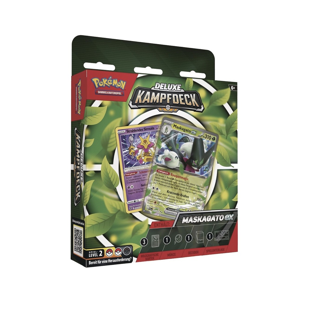 Pokemon Deluxe Kampfdeck / Battle Deck Maskagato ex Deutsch