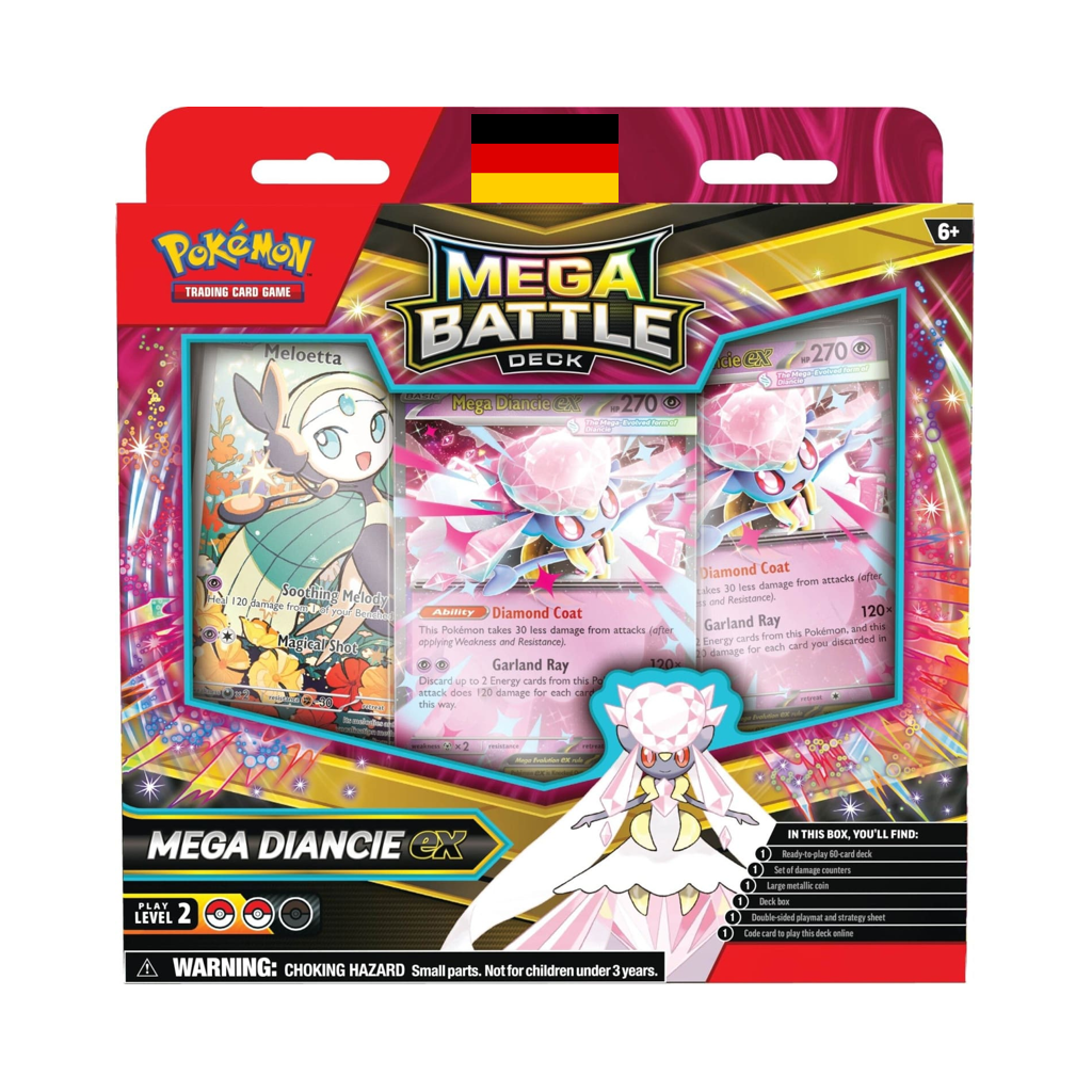 Pokemon Mega Diancie ex Mega Kampfdeck Deutsch