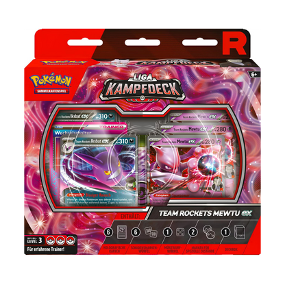 Pokemon Team Rockets Mewtu Liga Kampfdeck Deutsch