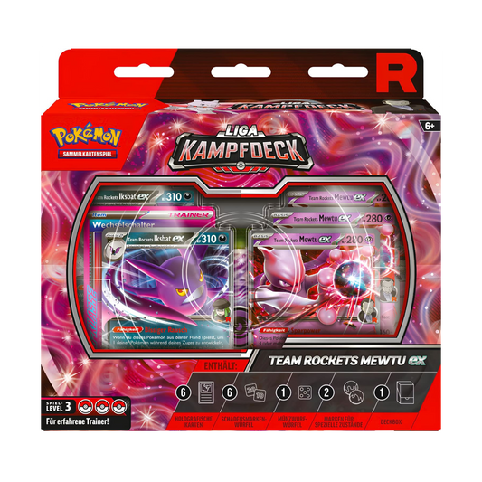 Pokemon Team Rockets Mewtu Liga Kampfdeck Deutsch ab 12.12.2025