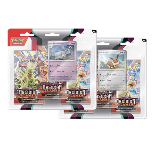 Pokemon Scarlet & Violet - Obsidian Flames 3er Blister / 2 Varianten Englisch