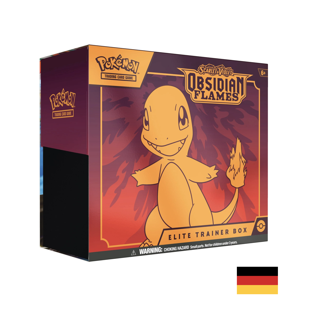 Pokemon Karmesin & Purpur - Obsidian Flammen Top Trainer Box Deutsch