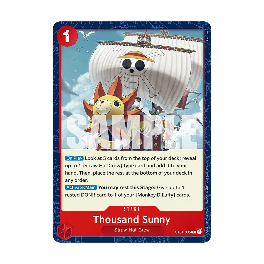 One Piece Card Game – Starter Deck – Red Monkey D. Luffy [ST-31]