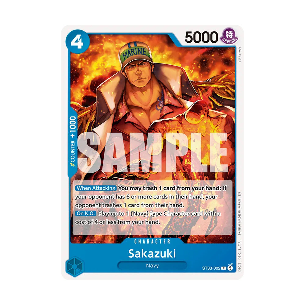 One Piece Card Game – Starter Deck – Blue Kuzan [ST-33]