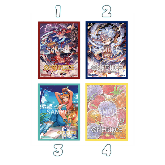 One Piece Card Game - Official Sleeves Vol. 4 / 4 verschiedene Motive