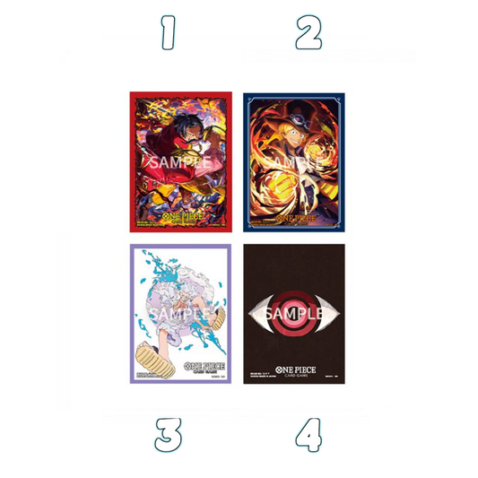 One Piece Card Game - Official Sleeves Vol. 12 / 4 verschiedene Motive