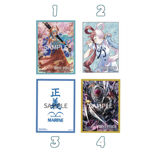 One Piece Card Game - Official Sleeves Vol. 3 / 4 verschiedene Motive ab 29.9.2023