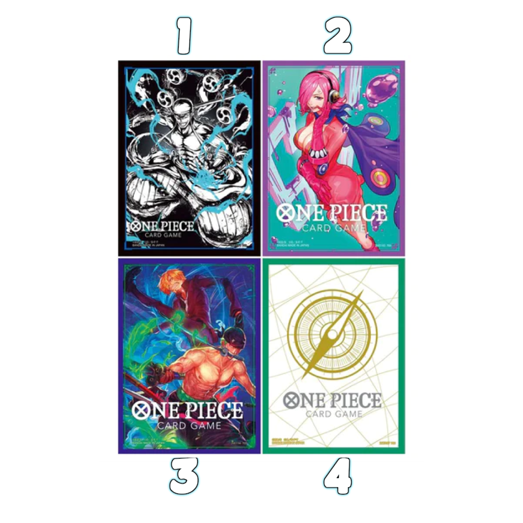One Piece Card Game - Official Sleeves Vol. 5 / 4 verschiedene Motive