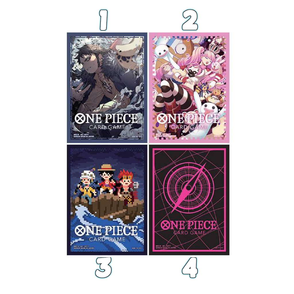 One Piece Card Game - Official Sleeves Vol. 6 / 4 verschiedene Motive