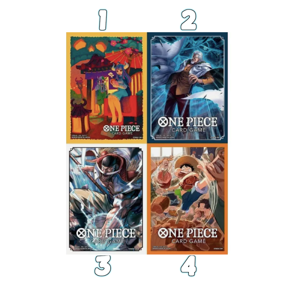 One Piece Card Game - Official Sleeves Vol. 7 / 4 verschiedene Motive