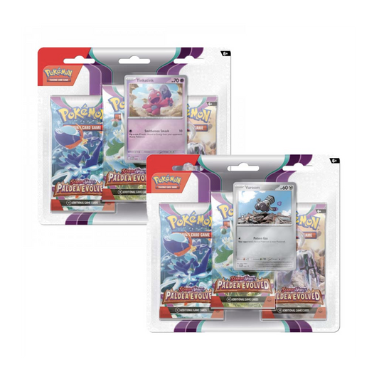 Pokemon Scarlet & Violet - Paldea Evolved 3er Blister / 2 Varianten Englisch