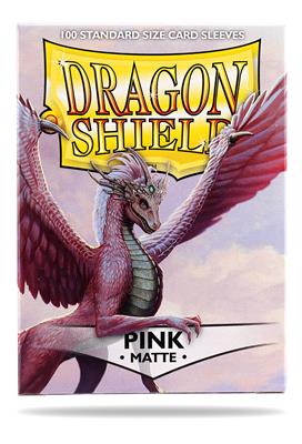 Dragon Shield Standard Matte Sleeves - Pink