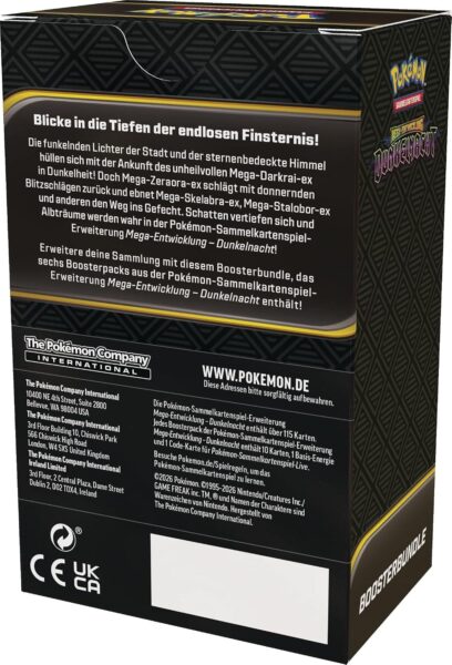 Pokémon – Mega-Entwicklung: Dunkelnacht – Booster-Bundle