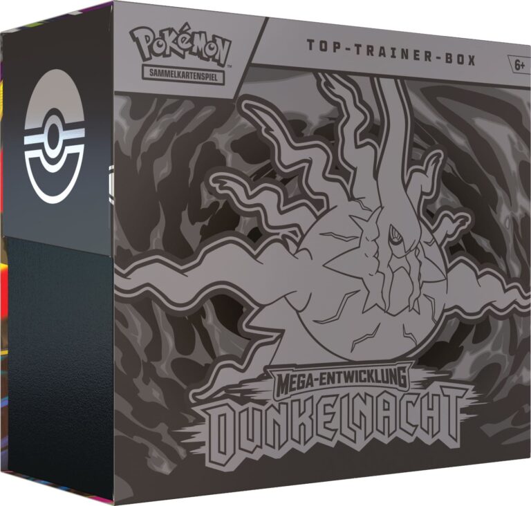 Pokémon – Mega-Entwicklung: Dunkelnacht – Top-Trainer-Box – Mega-Darkrai-ex