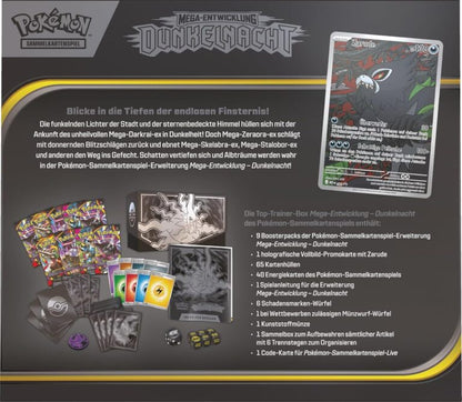 Pokémon – Mega-Entwicklung: Dunkelnacht – Top-Trainer-Box – Mega-Darkrai-ex