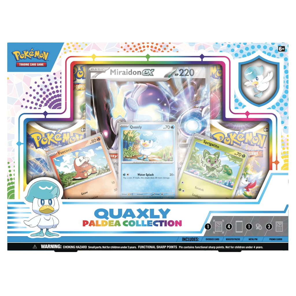 Pokemon Paldea Collection Sprigatito / Fuecoco oder Quaxly Englisch