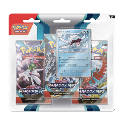 Pokemon Scarlet & Violet - Paradox Rift 3er Blister / 2 Varianten Englisch
