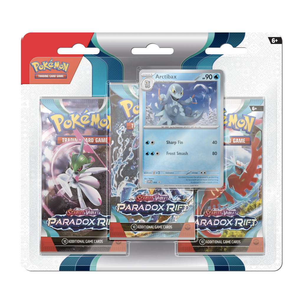 Pokemon Scarlet & Violet - Paradox Rift 3er Blister / 2 Varianten Englisch