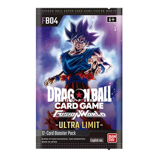 Dragon Ball Super Card Game - Fusion World - Ultra Limit FB04 Booster Englisch