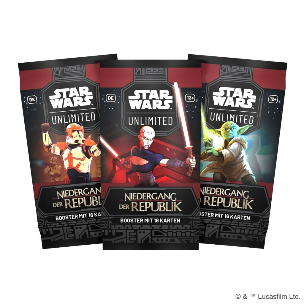 FFG - Star Wars: Unlimited - Niedergang der Republik Booster Deutsch ab 08.11.2024