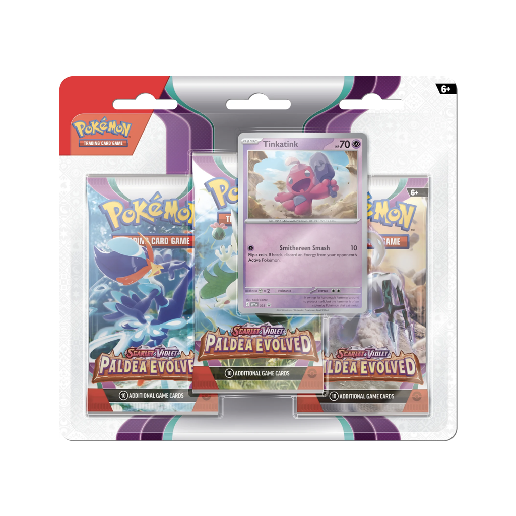 Pokemon Scarlet & Violet - Paldea Evolved 3er Blister / 2 Varianten Englisch