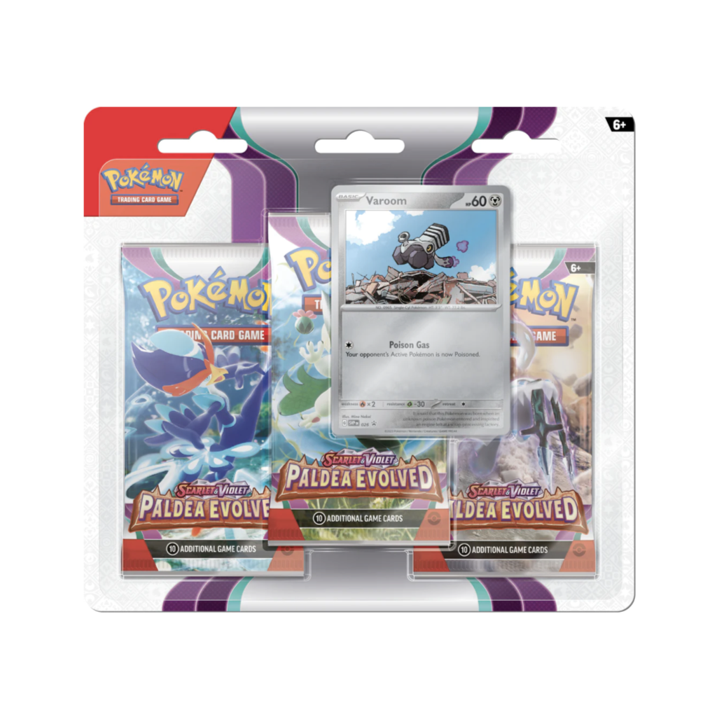 Pokemon Scarlet & Violet - Paldea Evolved 3er Blister / 2 Varianten Englisch