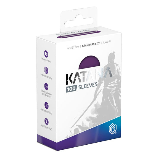 Ultimate Guard Katana Sleeves Standard Size (100 Sleeves) -  Iris Bloom