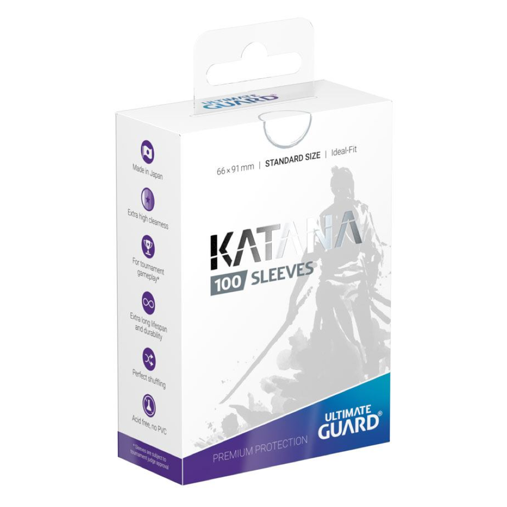 Ultimate Guard Katana Sleeves Standard Size (100 Sleeves) - White