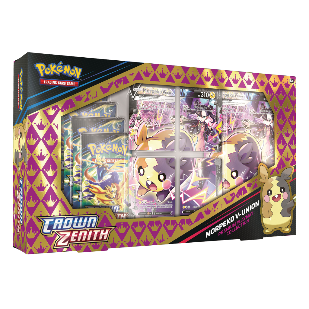 Pokemon SWSH 12.5 Crown Zenith - Morpeko V Union Premium Playmat Collection Box Englisch
