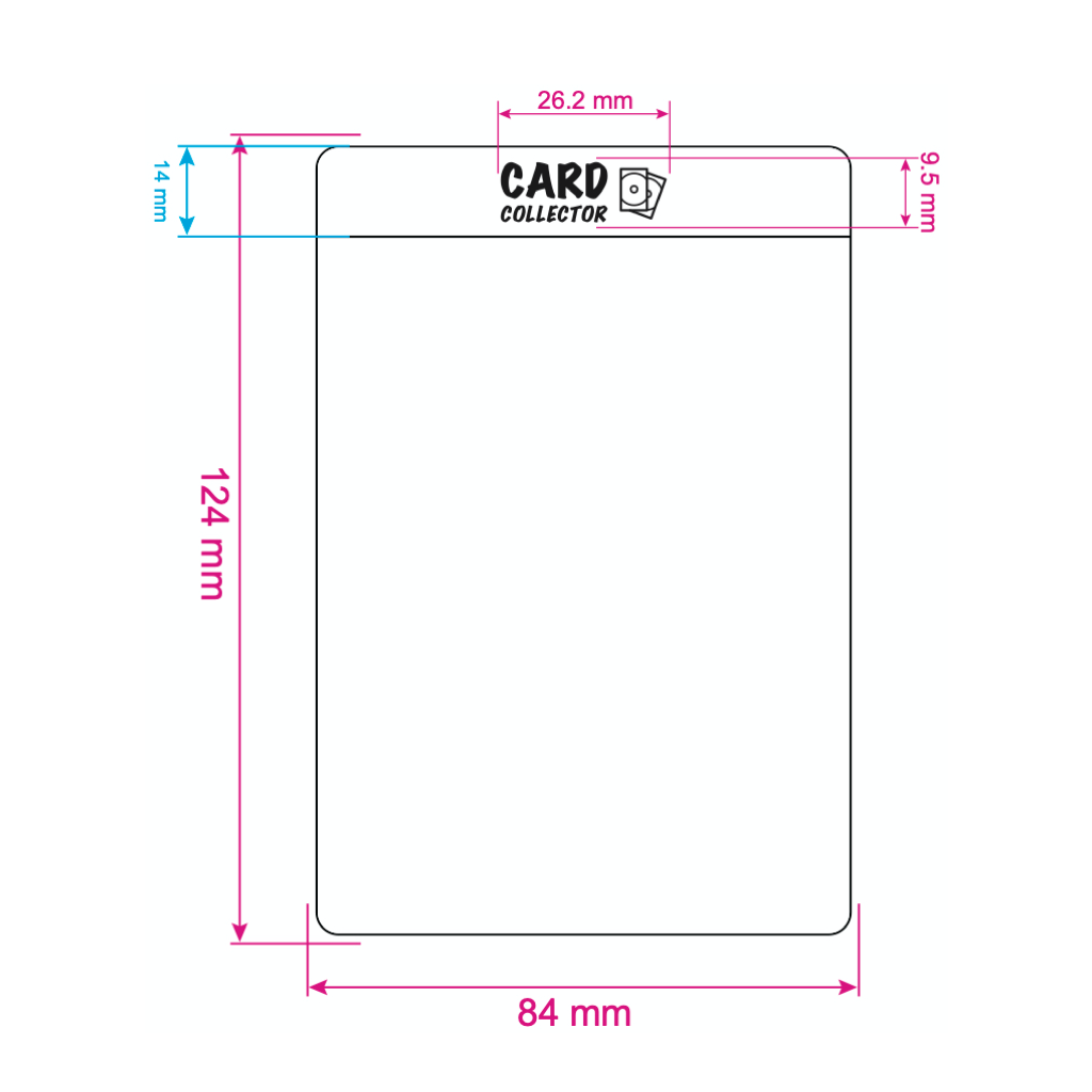 Card Collector Premium Semi-Rigid Submission Cardsaver 1/2" (Anzahl frei wählbar)