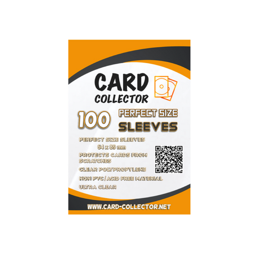 100 Card Collector Soft Perfect Size Sleeves
